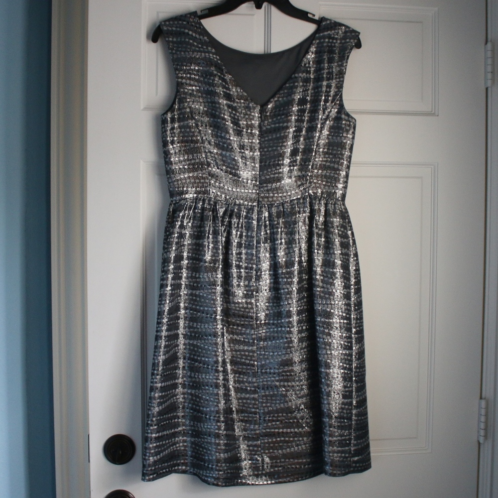 Metallic Silver Dress - Picture 2 of 4